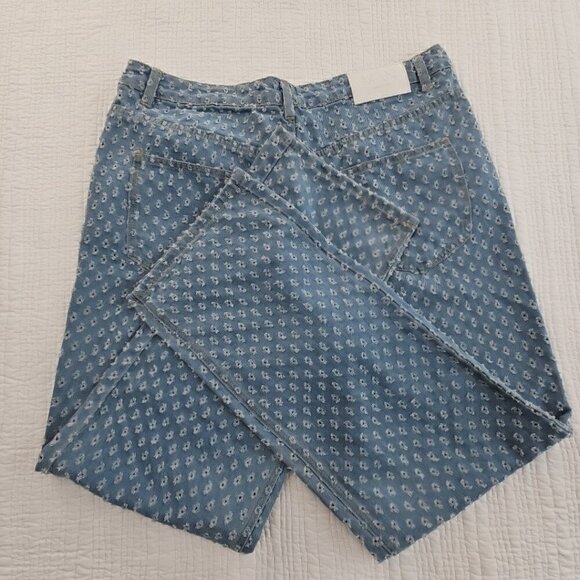 Boohoo Man Distressed Pull Texture Skate Jeans Men's 36x32 NEW Relaxed Fit NWT - Picture 4 of 16